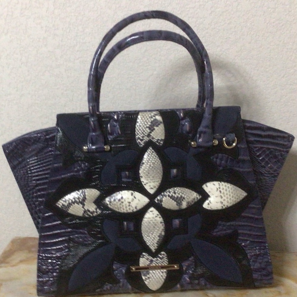 Brahmin Leather Priscilla Satchel